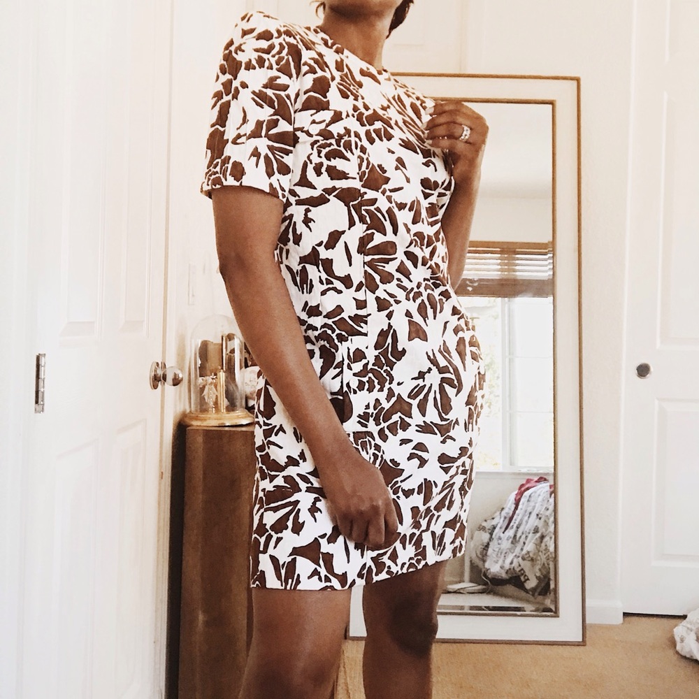 Vintage Andre Laug Cotton dress w/pockets